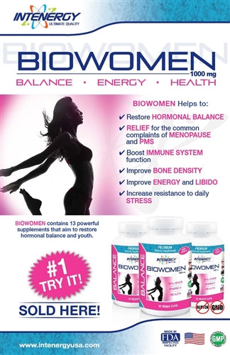 Intenergy USA Biowomen 30 CT Flyer