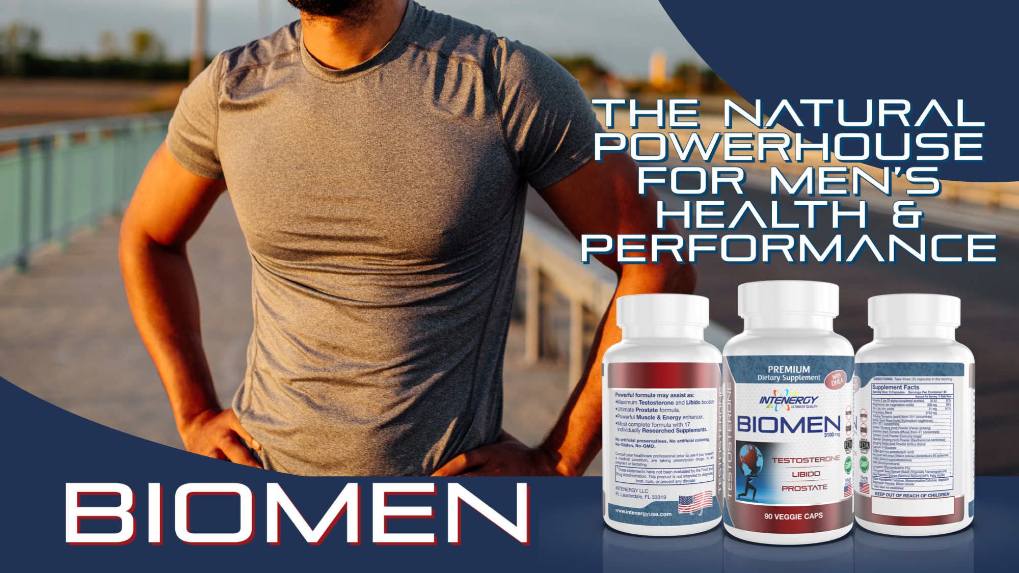 Intenergy Biomen Supplements for Men and Men's Health