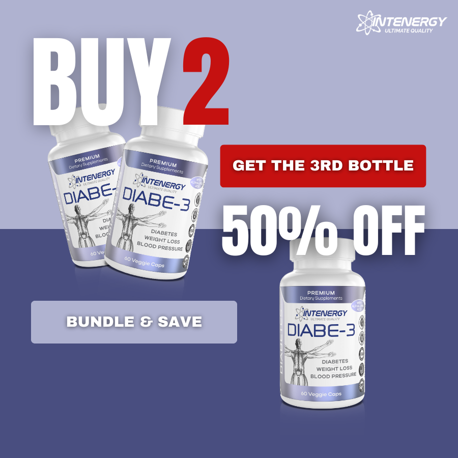 Diabe-3 Bundle – Buy 2, Get the 3rd at 50% Off | Intenergy USA