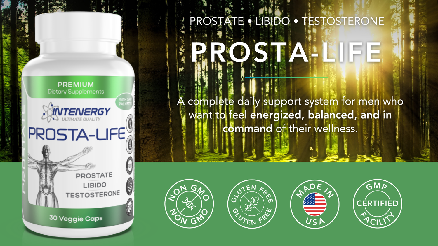 Promote Prostate Health Naturally with Prosta-Life Men's Prostate ...