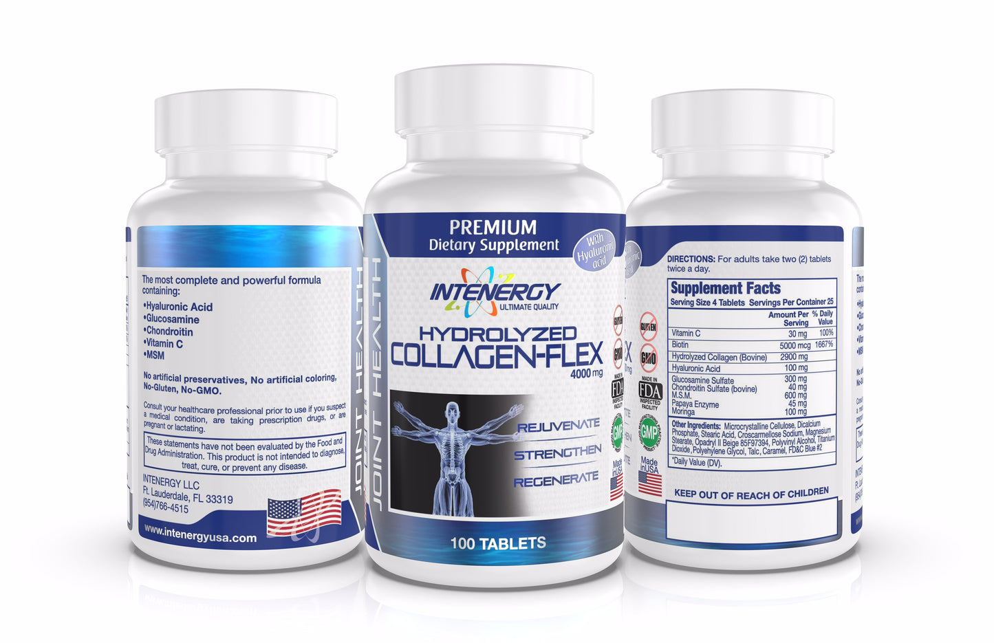 Hydrolyzed Marine Collagen Flex Tabs 100 CT
